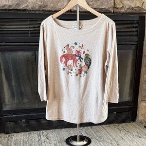 Women’s Christopher & Banks Beige Knit Top